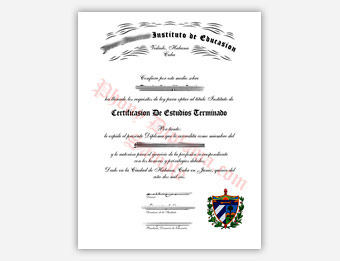 Jose Martini Instituto de Educasion - Fake Spanish Diploma Sample